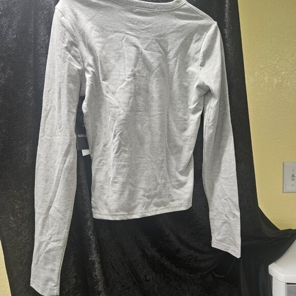 Harper & Ivy M Grey Long Sleeve T-Shirt with "Dark Angel" and graphics - Picture 7 of 8